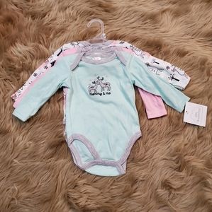 NWT little beginnings baby girl outfit set
